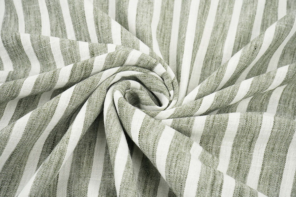 Linenlook Stripes Army Green