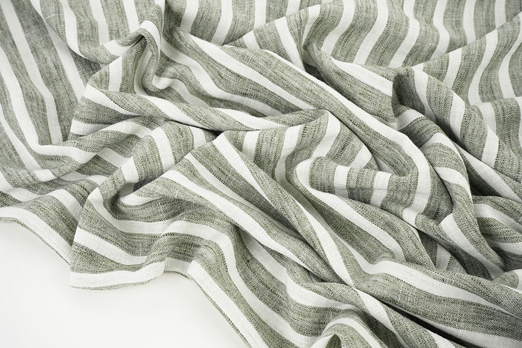Linenlook Stripes Army Green