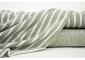 Linnenlook Strepen Army Groen