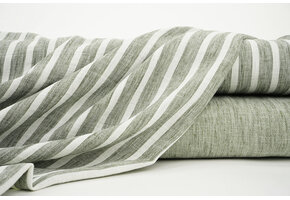 Linenlook Stripes Army Green