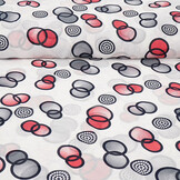 Chiffon Printed Lavina White