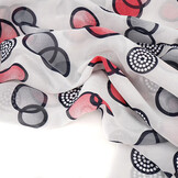 Chiffon Printed Lavina White