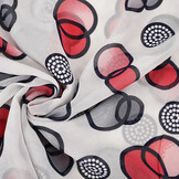 Chiffon Printed Lavina White