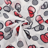 Chiffon Printed Lavina White