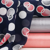 Chiffon Printed Lavina Navy