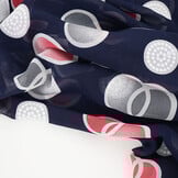 Chiffon Printed Lavina Navy