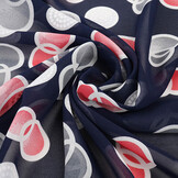 Chiffon Printed Lavina Navy