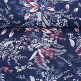 Chiffon Bloemen Marilon Marine