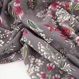 Chiffon Blumen Marilon Mauve