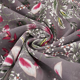 Chiffon Blumen Marilon Mauve