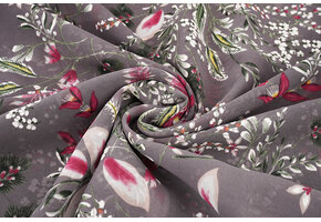 Chiffon Blumen Marilon Mauve