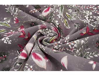 Chiffon Bloemen Marilon Mauve