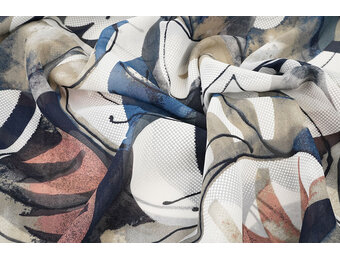 Chiffon Printed Malandru Multi-1