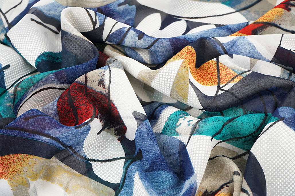 Chiffon Bedruckt Malandru Multi-2