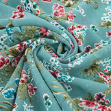 Chiffon Flowers Desmera Jade Green