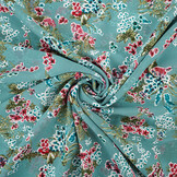 Chiffon Bloemen Desmera Jade Groen