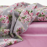 Chiffon Blumen Desmera Mauve