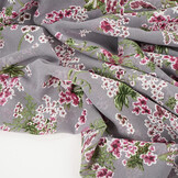 Chiffon Bloemen Desmera Mauve