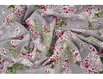 Chiffon Bloemen Desmera Mauve