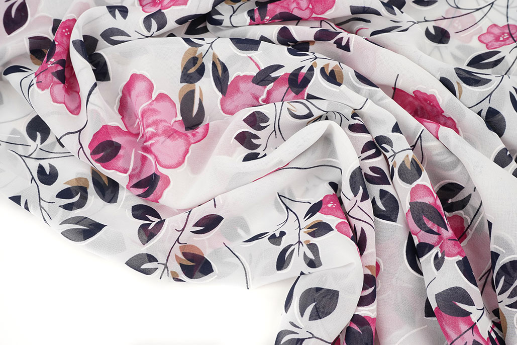 Chiffon Blumen Galina