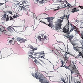 Chiffon Bloemen Calypso Roze