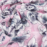 Chiffon Bloemen Calypso Roze