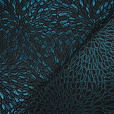 Brocade Kisha Petrol Blue