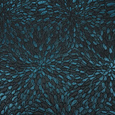 Brokaat Kisha Petrol Blauw