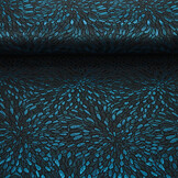 Brocade Kisha Petrol Blue