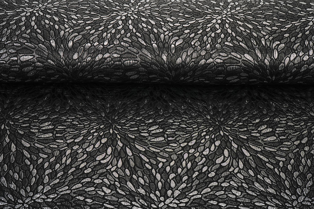 Brocade Kisha Silver Grey