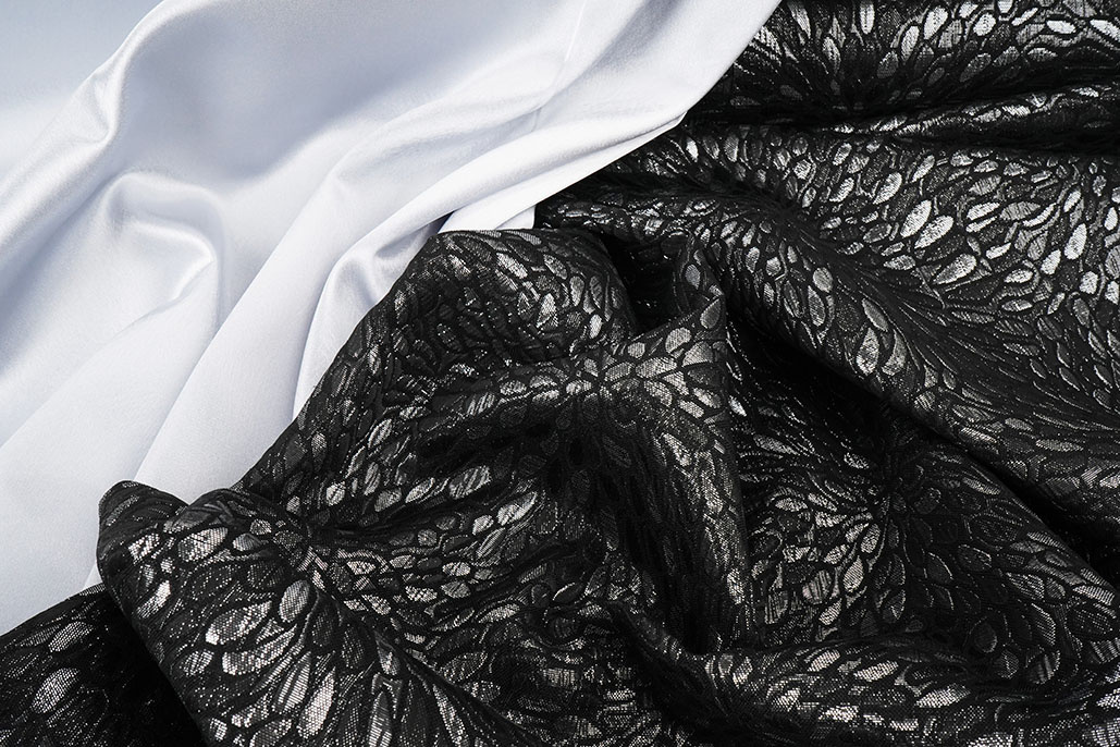 Brocade Kisha Silver Grey