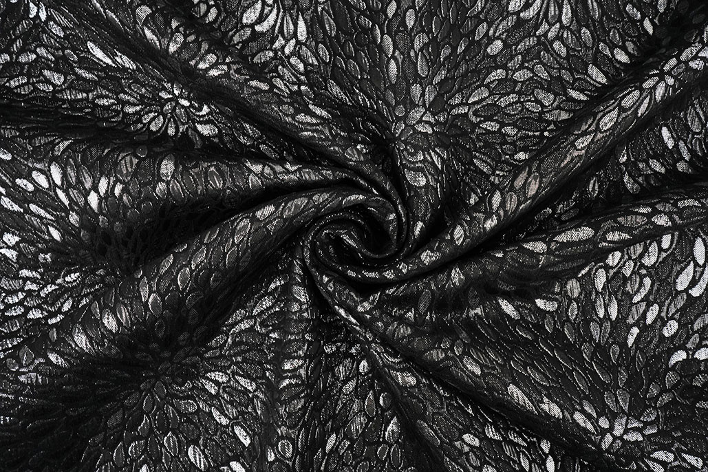 Brocade Kisha Silver Grey