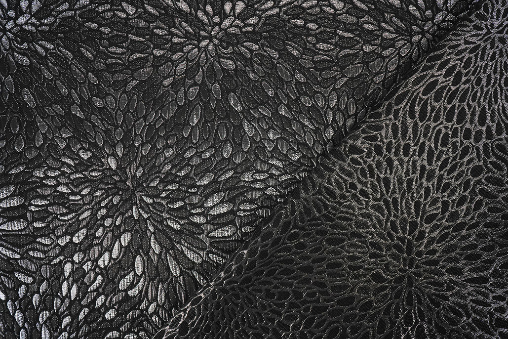 Brocade Kisha Silver Grey