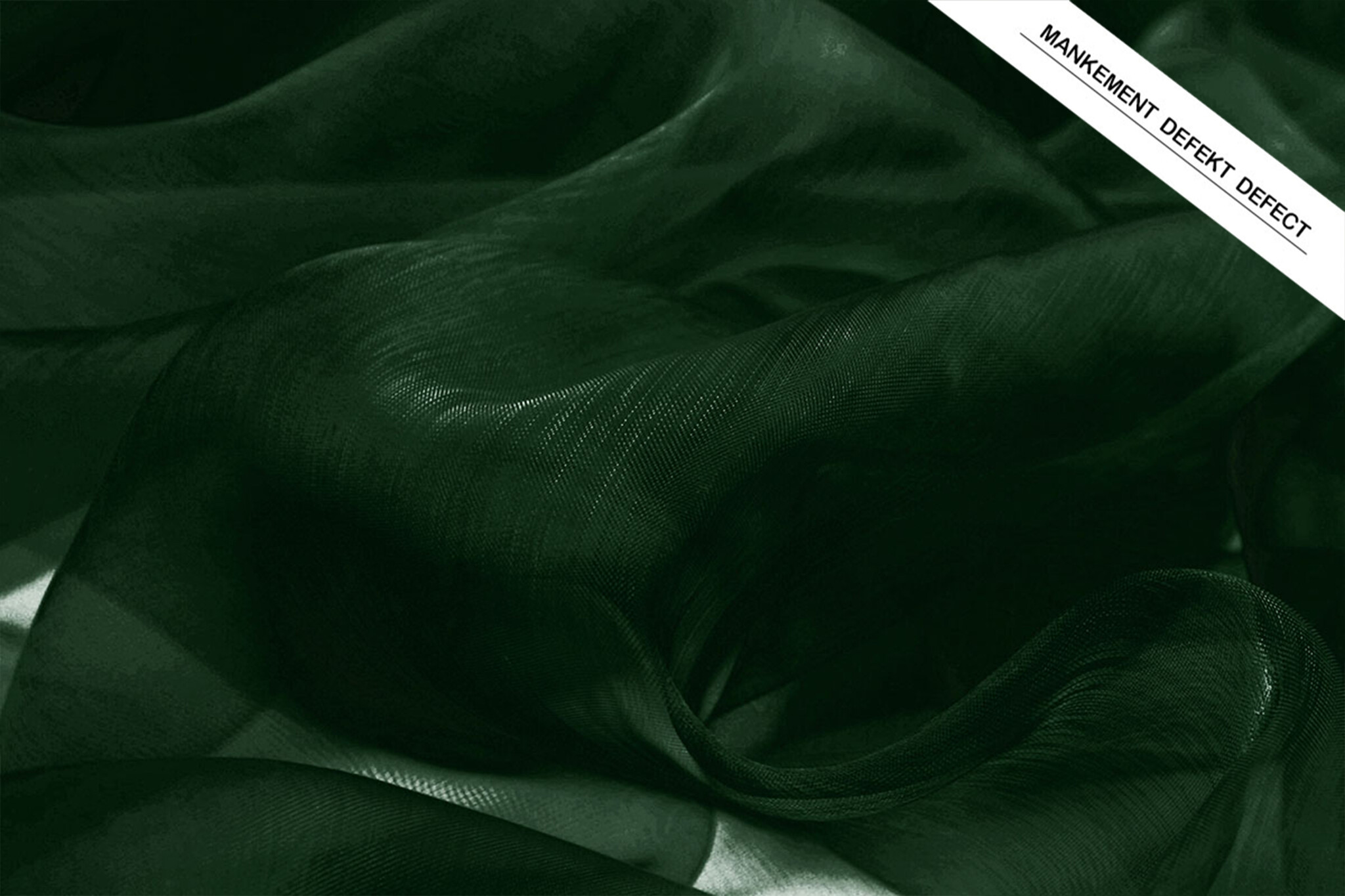 Organza Dunkelgrün