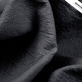 100% Washed Cotton Dark Grey