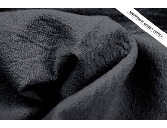 100% Gewassen Katoen Donker Grijs