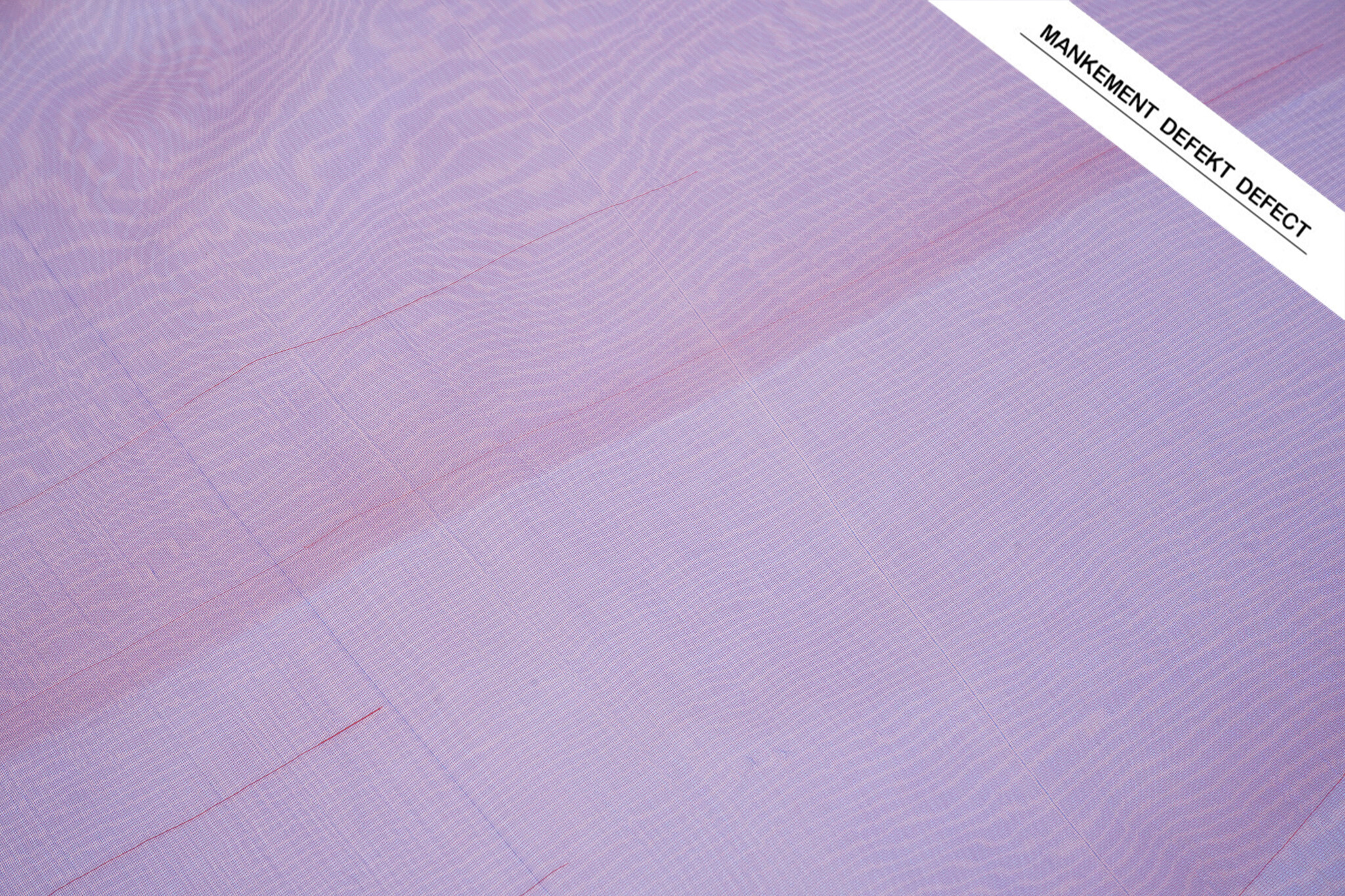 Organza Two-Tone Red-Blue