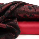 Brocade Themisha Red