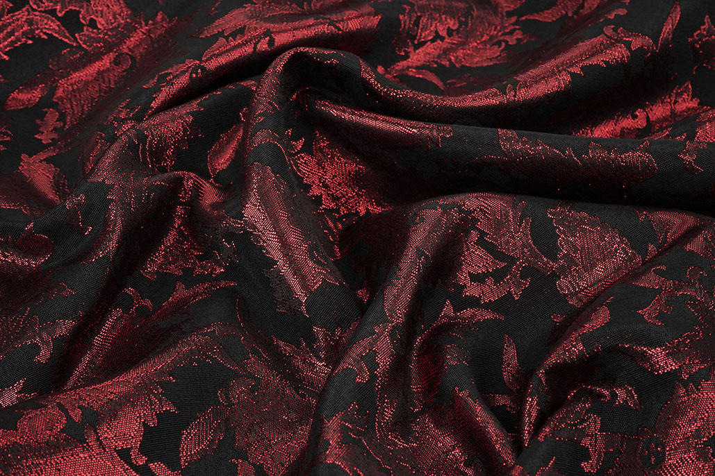 Brocade Themisha Red