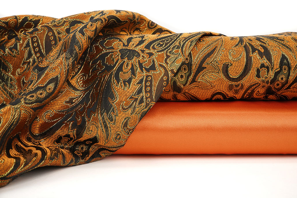 Brokaat Agisha Oranje