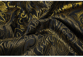 Brokaat Agisha Zwart