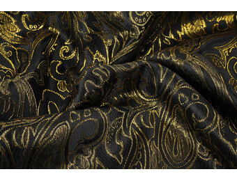 Brokaat Agisha Zwart