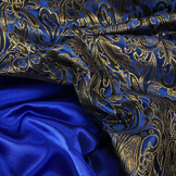 Brocade Agisha Police Blue