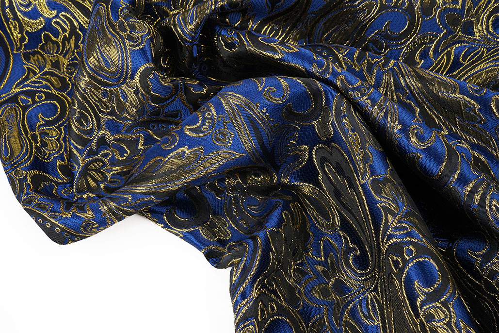 Brocade Agisha Police Blue