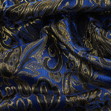 Brocade Agisha Police Blue