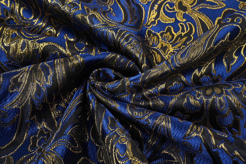 Brocade Agisha Police Blue
