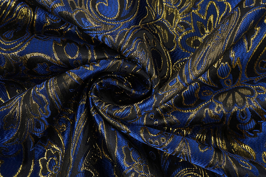 Brocade Agisha Police Blue