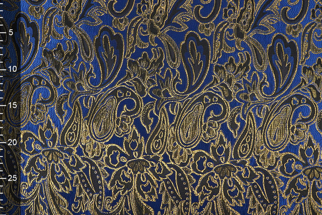 Brocade Agisha Police Blue