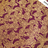 Brocade Malisi Aubergine Purple
