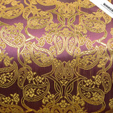 Brokat Malisi Aubergine Lila